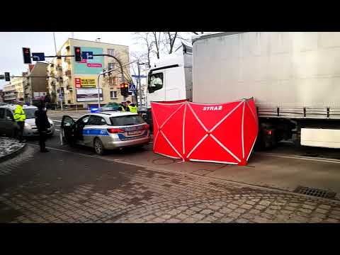 Oleśnica - Śmiertelny wypadek przy ul  Lwowskiej