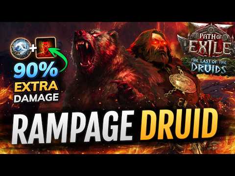 [PoE 2] RAMPAGING BEAR Druid Build - T15 Endgame Guide for Shaman - Path of Exile 2 0.4