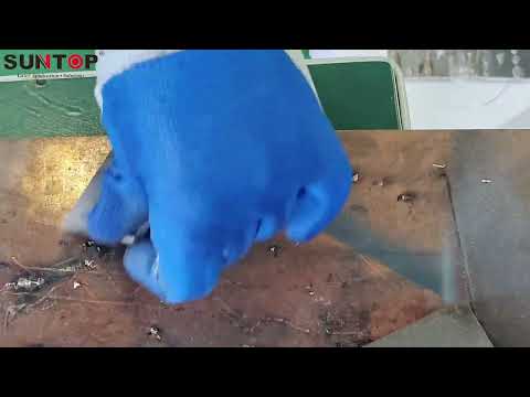 RECI 1500W Handheld Laser Welding Test on 4mm Aluminum