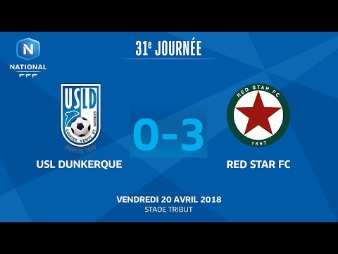 J31 : USL Dunkerque - Red Star FC (0-3), le replay I National FFF 2018