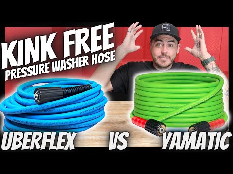 UPGRADE YOUR PRESSURE WASHER HOSE | Best Kink Free Uberflex VS Yamatic