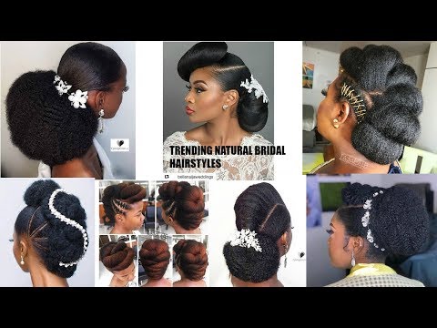 THESE NATURAL HAIR BRIDAL HAIRSTYLES ARE BEAUTIFUL...