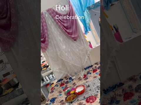 Holi celebrations ✨. #holi#celebration #decorideas#minivlog