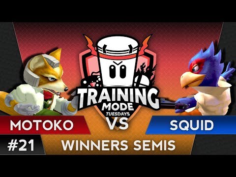 TMT 21 - Motoko (Fox) VS Squid (Falco) - SSBM Winners Semis - Smash Melee