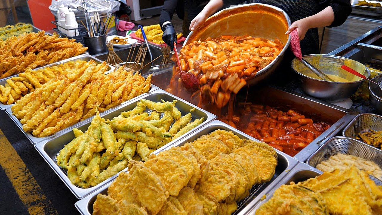 먹거리 끝판왕! 줄서서 먹는 세종 전통시장 떡볶이, 통닭, 호떡 길거리음식 몰아보기 TOP3 / Traditional Market Food / Korean Street Food