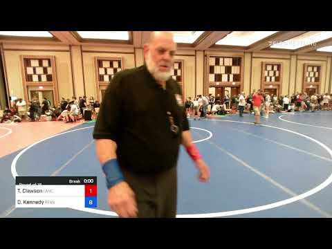 126 Kg Round Of 16 - Travis Clawson, Lancaster Alliance Wrestling Club (LAW) Vs David Kennedy, Pen