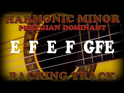 A Harmonic Minor E Phrygian Dominant Flamenco Backing Track