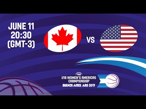 Canada vs United States - Gold Medal - FIBA U16 Women's Americas Championship
