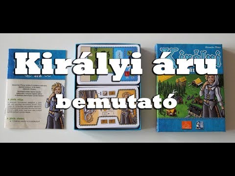 Királyi áru - társasjáték bemutató - Jatszma.ro