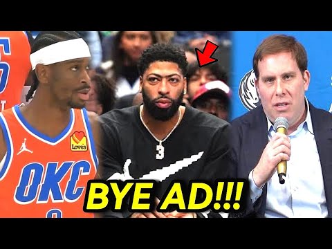 ANTHONY DAVIS TRADE! bigla nalang nagwalkout sa laban ng OKC Thunder si SGA sa pagkatalo sa Raptors