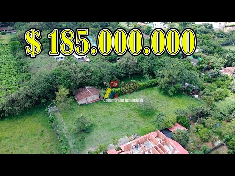 Lote campestre topografia plana muy cerca al parque principal de Santa Elena El Cerrito. 3117036596