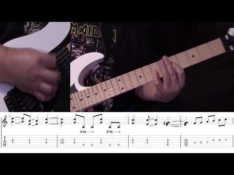 2 Minutes to Midnight A Guitar Lesson for Adrian Smith's Part with tab