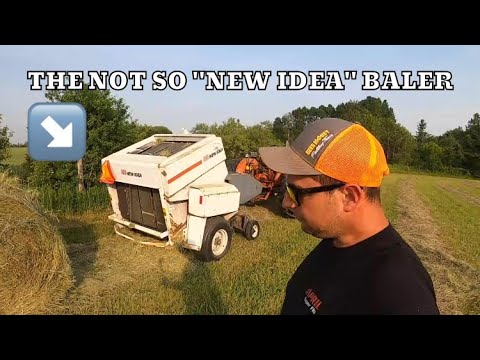 THEY ALL SAID IT WOULDN’T WORK! ALLIS WD ROUND BALING!