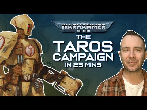 THE TAROS CAMPAIGN in 25 minutes with Moving Maps! | Warhammer 40k Lore