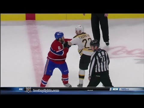 Shawn Thornton vs Brandon Prust Dec 5, 2013