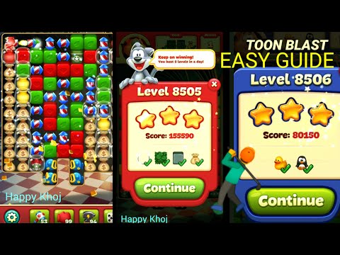 TOON BLAST 8505|8506 🤺✨🏃🦖