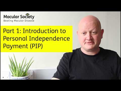 Part 1/5 - Personal Independence Payment - How to make a claim with central vision loss.