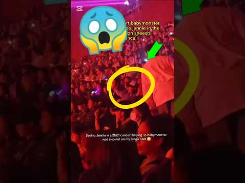 JENNIE AT BABYMONSTER CONCERT DANCING ON SHEESH #jennie #babymonster #pharita #pharita