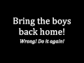 Pink Floyd - Bring the Boys Back Home