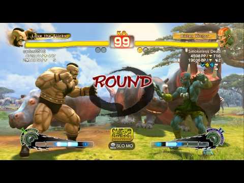 carlos0516 (Zangief) VS Smokeless Dead (Dhalsim) Super Street Fighter IV Arcade Edition 2012 720p HD