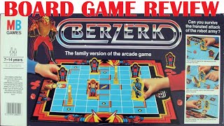 Vintage Berzerk Board Game - Review & Overview