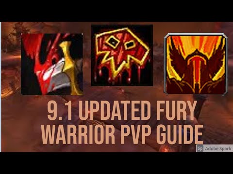 Fury might be the new meta warrior spec - 9.1 Updated Fury Warrior PvP Guide