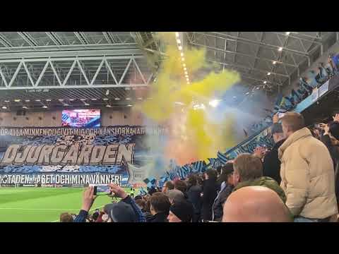 Djurgården ultras in Stockholm