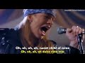 Sweet Child O Mine Guns N Roses Letra Sub Español Ingles