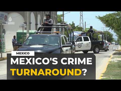 Criminal violence in Mexico: Government says homicides fall to lowest in more than a decade