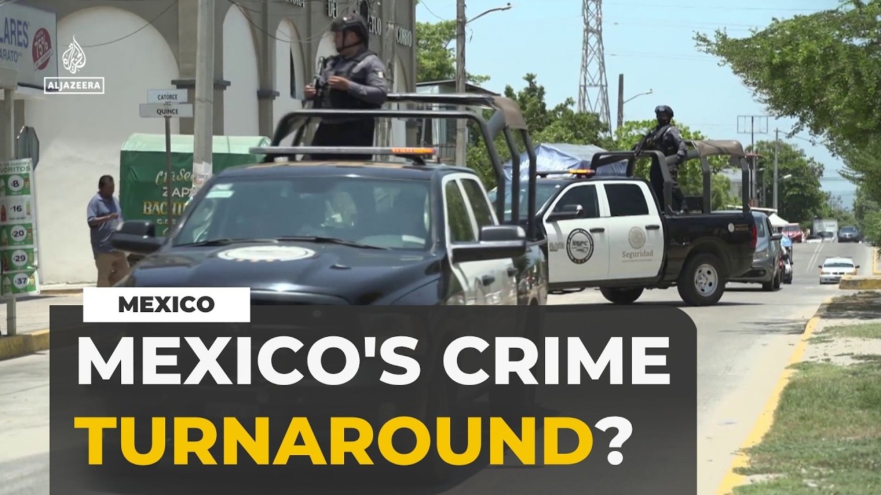 Criminal violence in Mexico: Government says homicides fall to lowest in more than a decade