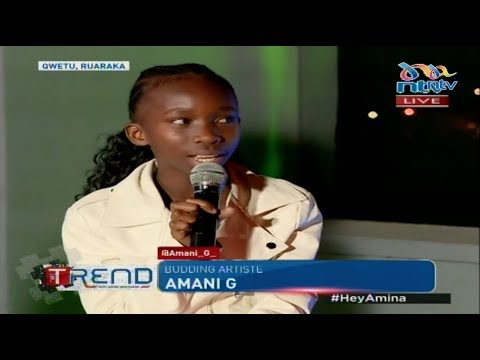 Amani G on balancing school life and being a budding musician