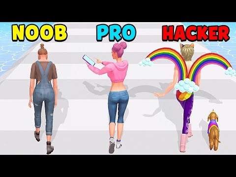 NOOB vs PRO vs HACKER - Streamer Rush - YouTube