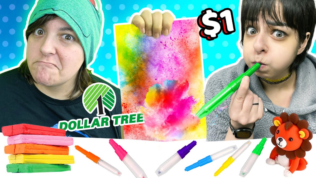 Cash OR Trash Testing $1 Dollar Store Craft Kits Dollar Tree