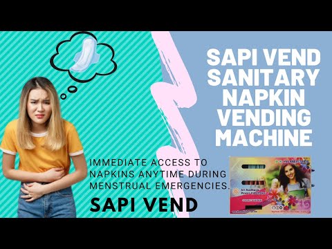 SAPI VEND Sanitary Napkin Manual Vending Machine