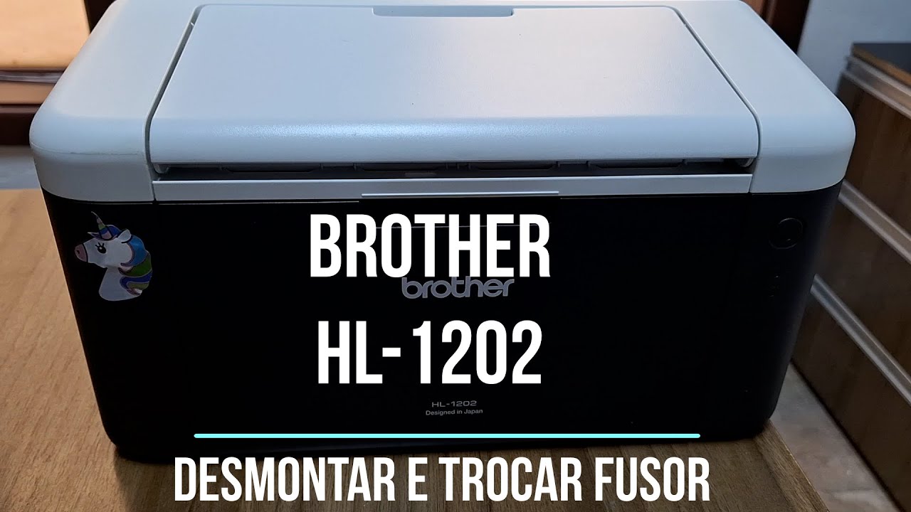 brother hl 1202 desmontagem e revisão do fusor