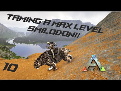Ark Forgotten World (Modded) Episode 10: Taming a High Level Smilodon and Exploring More