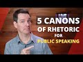 5 Canons of Rhetoric