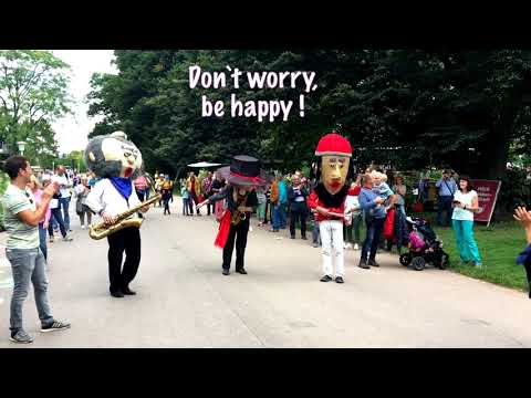Die Mobile Band - The Sax Puppets - live auf der BUGA 2021