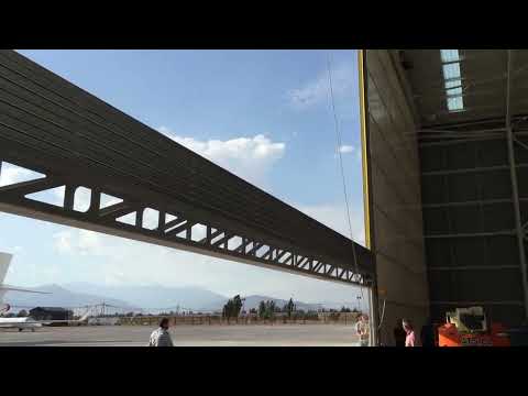 MAXI Large Industrial Hangar Door – Installation Project