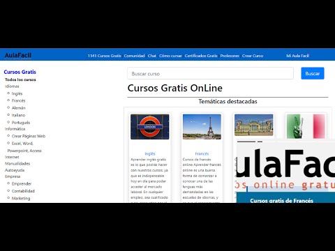 How to access AulaFacil.com courses | 📚 The Best FREE Online Courses with a Certificate