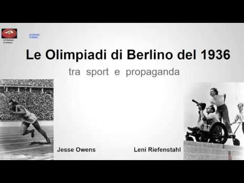 Videolezione - Le Olimpiadi di Berlino del 1936