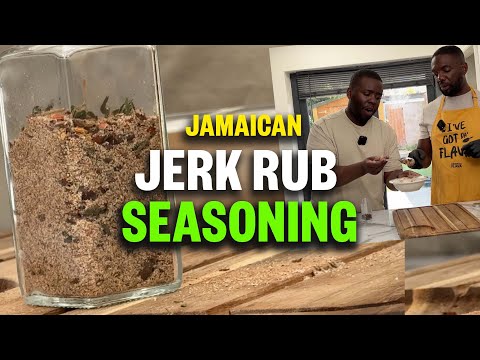 How to make Jamaican JERK SEASONING RUB Recipe | ORIGINAL FLAVA
