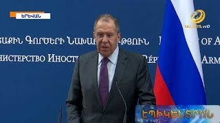 Լավրովի սենսացիոն հայտարարությունը. «Առանց ԼՂ ժողովրդի՝ անհնար կլինի ձևակերպել որևէ համաձայնություն»