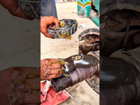 Bearing Grease Axle Spindles Like a Pro #shorts #viral #automobile