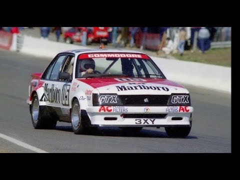 4K Bathurst 1982 Peter Brock first two laps and last lap in VH HDT Commodore