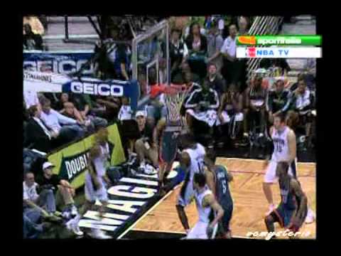 Dwight Howard 45pts-19reb-8blk vs. Bobcats (02.17.09)