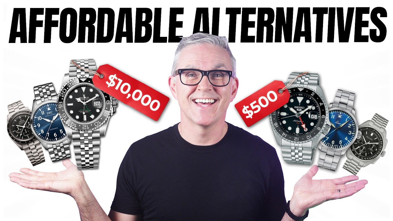 Various iconic luxury watches and affordable alternatives featured in Just One More Watch video