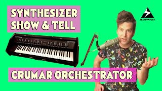 Video thumbnail for Synthesizer Show & Tell: Crumar Orchestrator/Multiman-S by Learson Peak
