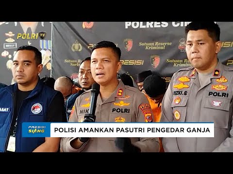 POLRES CIMAHI AMANKAN PASUTRI PENGEDAR GANJA KERING DENGAN MODUS OBAT HERBAL