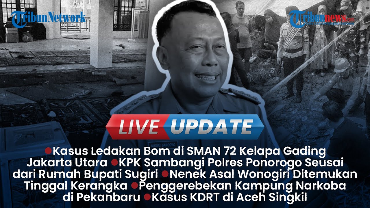 LIVE UPDATE: Korban Ledakan SMAN 72 Jakut Sempat Kritis, Terpancing Emosi Seorang Pria Aniaya Guru
